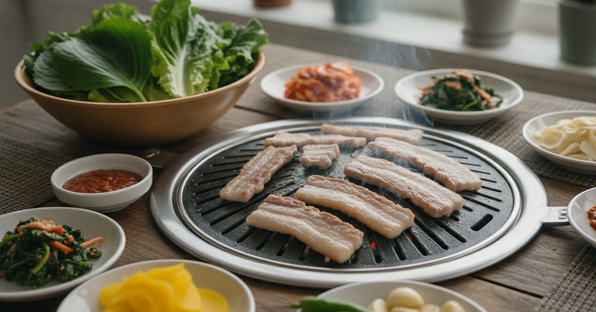 自宅で韓国BBQ：samgyeopsal（삼겹살）完全ガイド