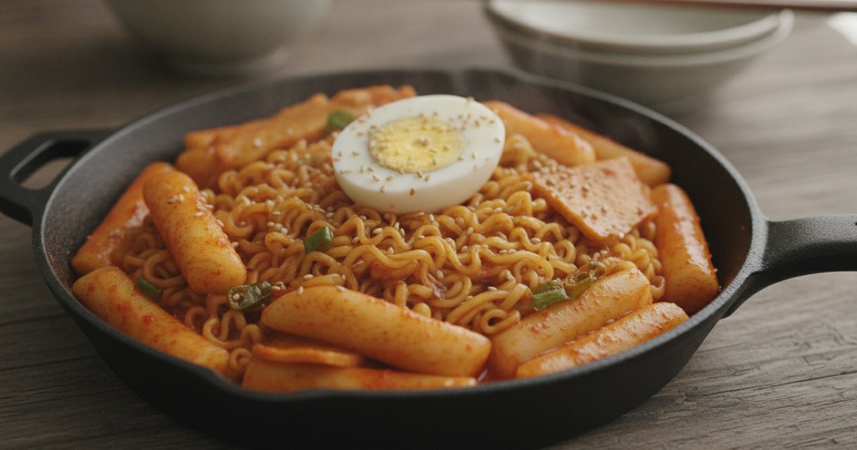 ラボッキ：トッポッキとラーメンが一つの鍋で出会う究極の一品